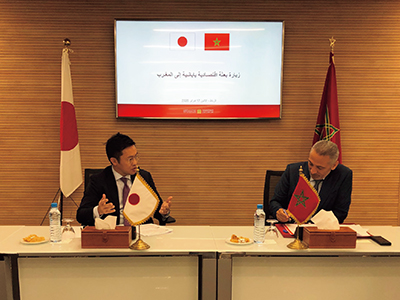 Parliamentary Vice-Minister for Foreign Affairs Nakatani visits Morocco as part of the Public and Private Sector Joint Mission for Promoting Trade and Investment in Africa (February, Morocco)