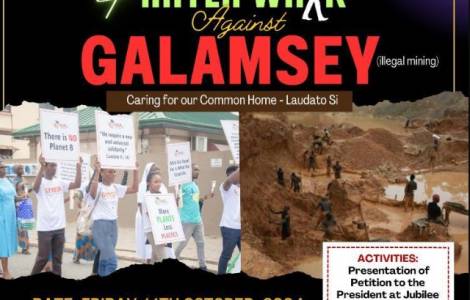 AFRICA/GHANA - Environmental Prayer Walk: against illegal mining