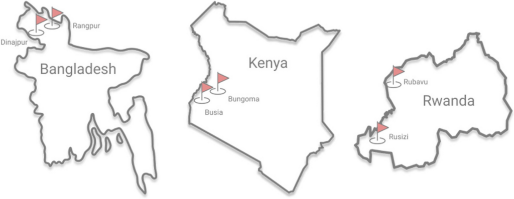 Nutrition transition, double burden of malnutrition, and urbanization patterns in secondary cities of Bangladesh, Kenya and Rwanda | BMC Nutrition