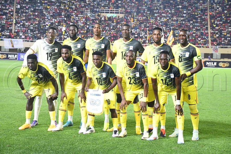 The Cranes team that beat South Sudan on Friday at Namboole