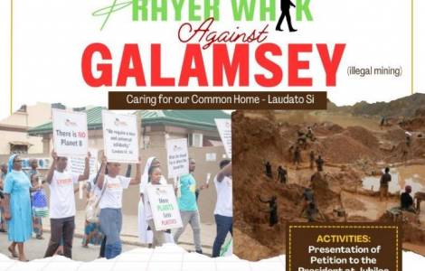 AFRICA/GHANA - "Environmental Prayer Walk": peaceful rally against illegal gold mining