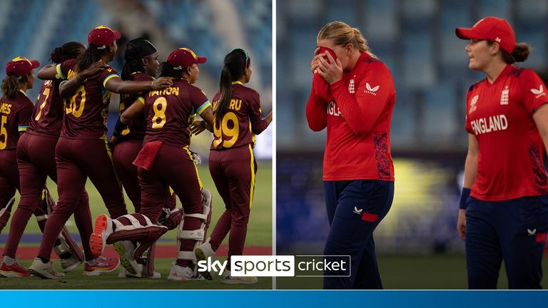 Relive the moment England exited the T20 Women's World Cup as West Indies were jubilant, while Heather Knight was left in tears.