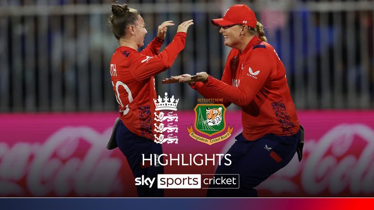 Highlights of the Women's T20 World Cup match between England and Bangladesh