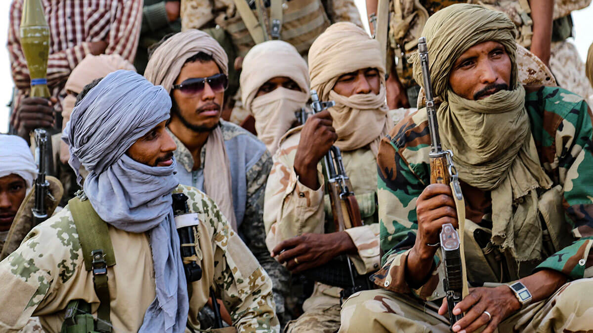 Fotografia de archivo, combatientes tuaregs de la Coordinación de Movimientos del Azawad (CMA) de Kidal, en el norte de Mali - PHOTO/AFP