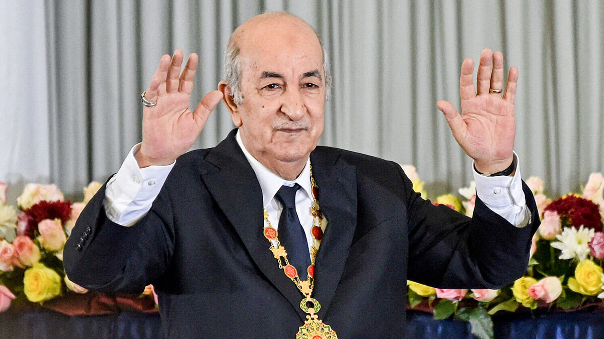 El presidente argelino Abdelmadjid Tebboune - AFP/RYAD KRAMDI