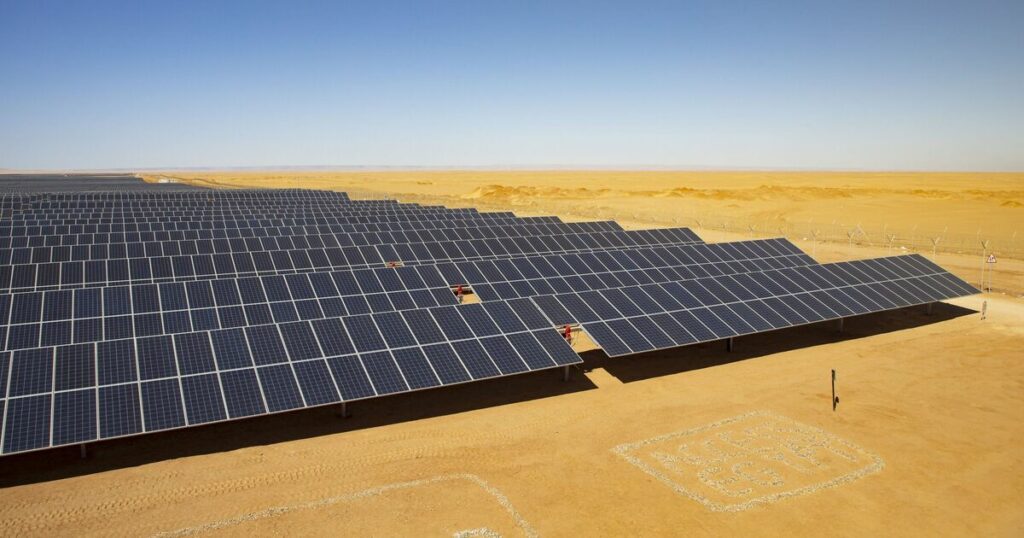 Africa's largest solar farm that cost £3bn and spans an incredible 14 square miles | World | News