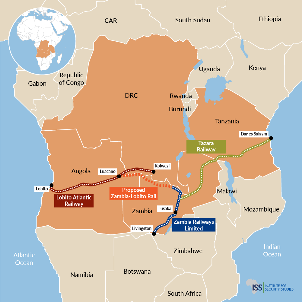 Lobito Corridor and Tazara railways lines