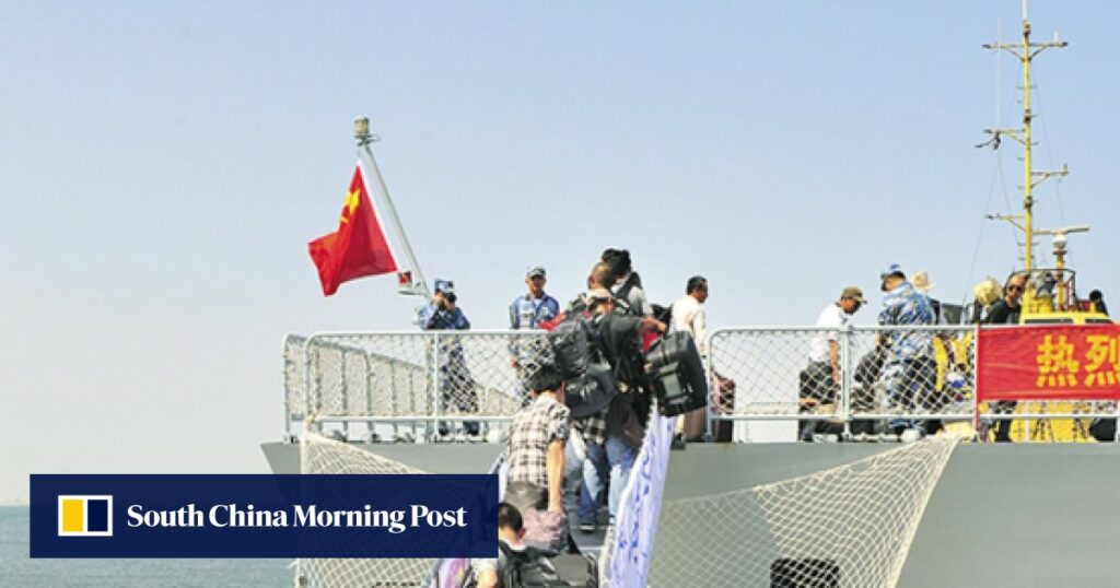 Chinese military ships are active in the area, including the use of a PLA naval vessel to evacuate civilians from nearby Yemen in March this year. Photo: Reuters