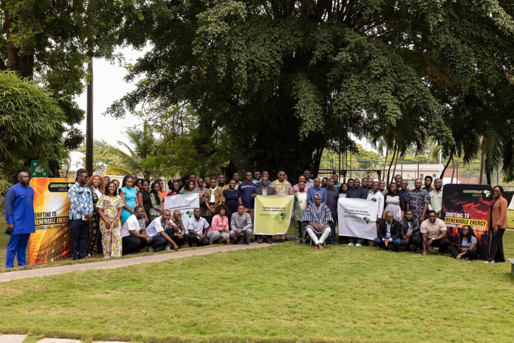 Greenpeace Africa to launch the Climate Justice Movement in Ghana.