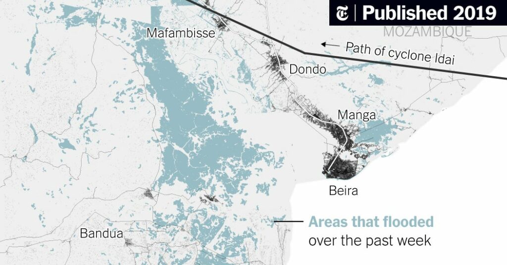 Mozambique’s Cyclone: Mapping the Destruction of Idai