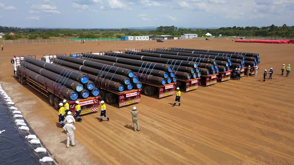 Uganda receives first batch of pipes for crude oil project