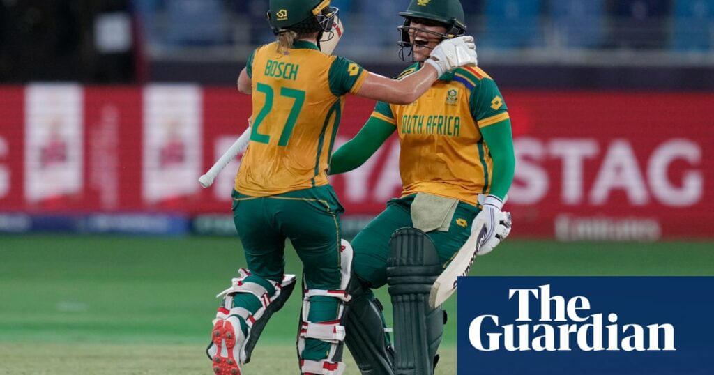 Women’s T20 World Cup: holders Australia humbled by South Africa | Women's T20 World Cup 2024