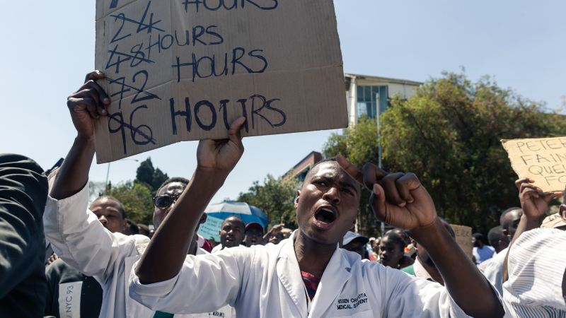 Zimbabwe doctors strike: Poor conditions in hospitals causing ‘silent genocide’